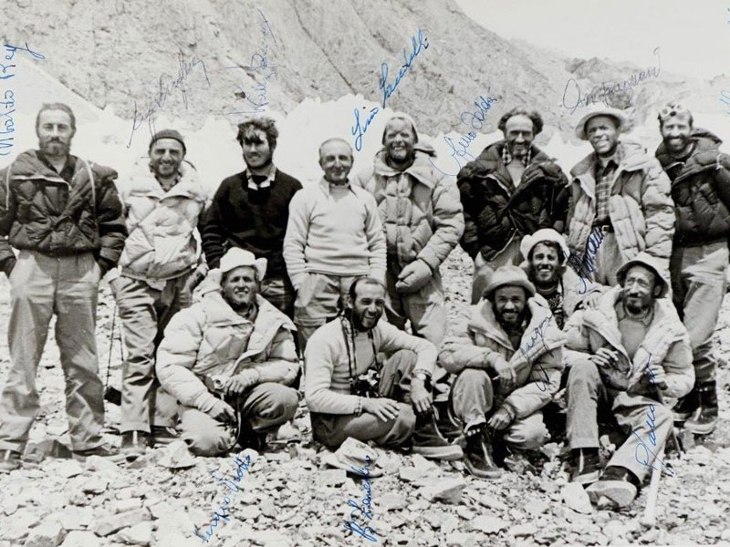 Foto storica della fondazione del Club Alpino Italiano