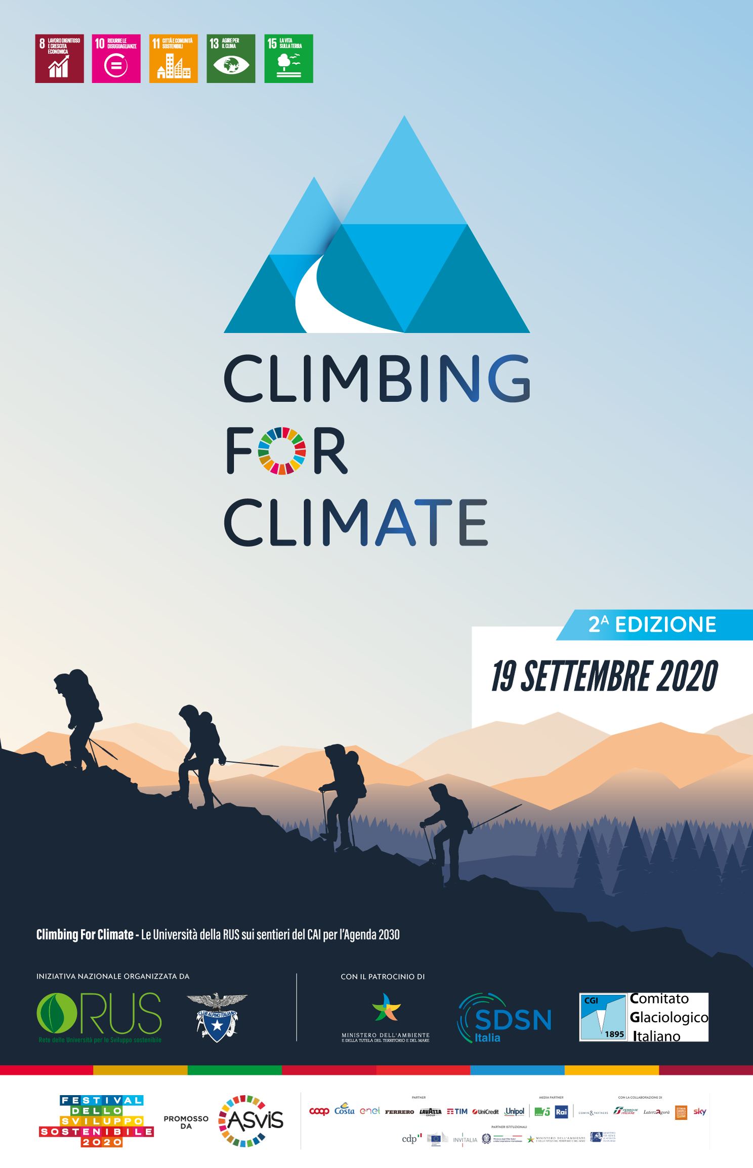 La seconda edizione di Climbing for Climate