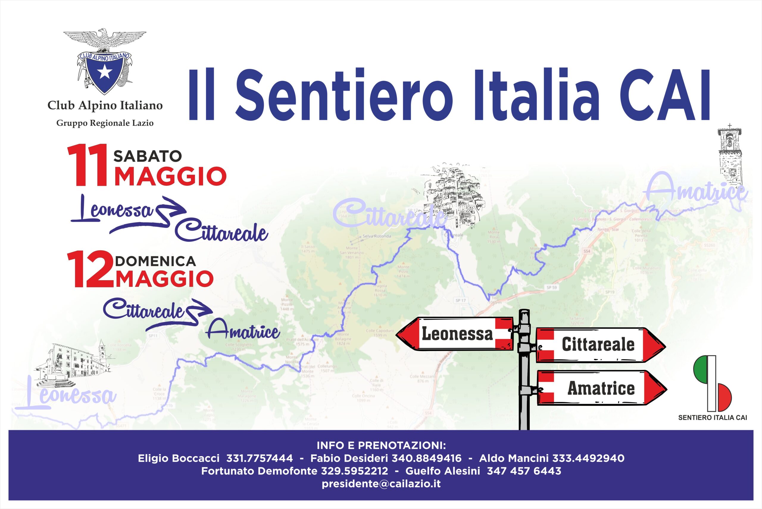 Sentiero Italia CAI, in cammino nelle zone terremotate del Lazio